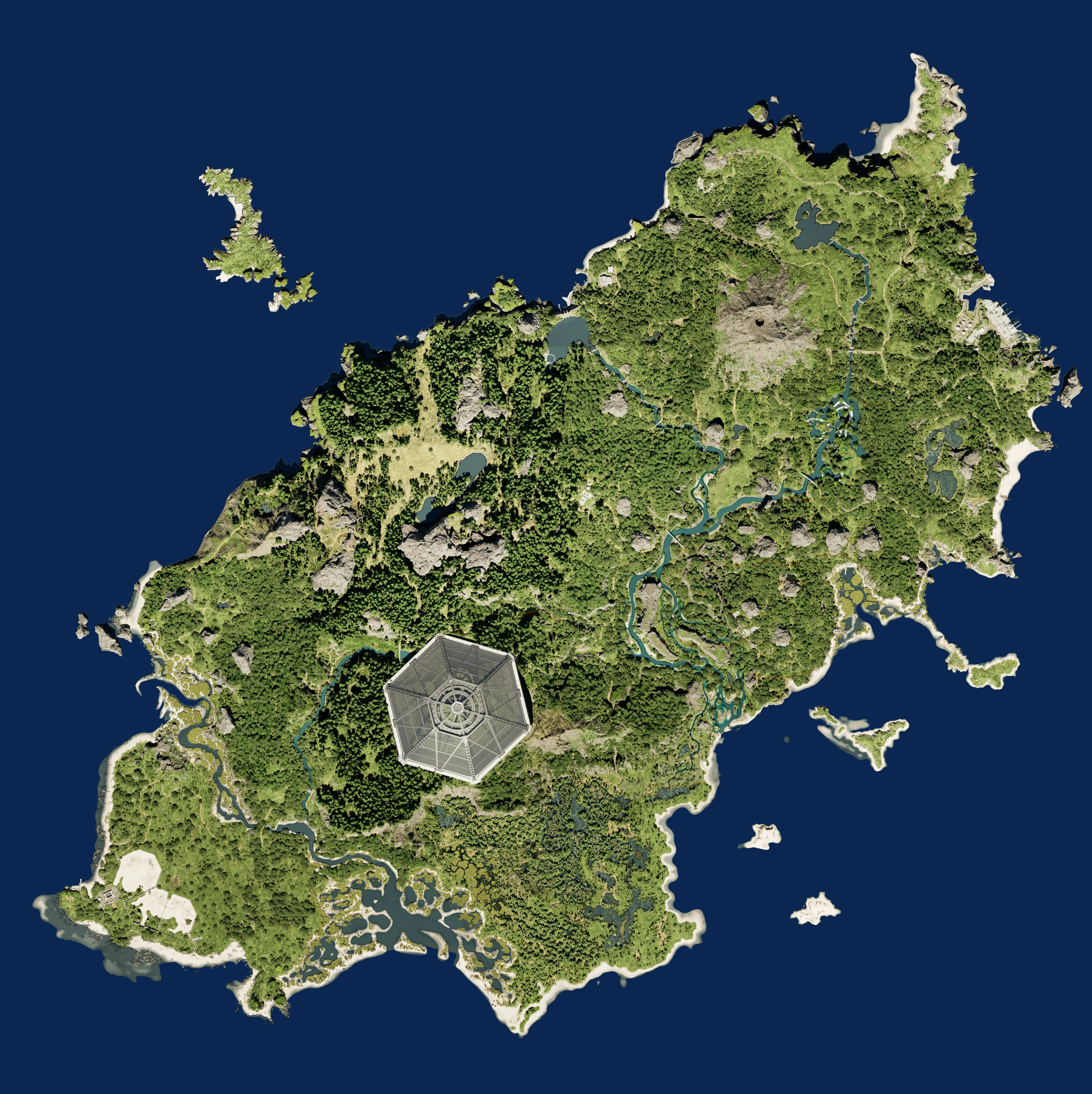 Gateway island map